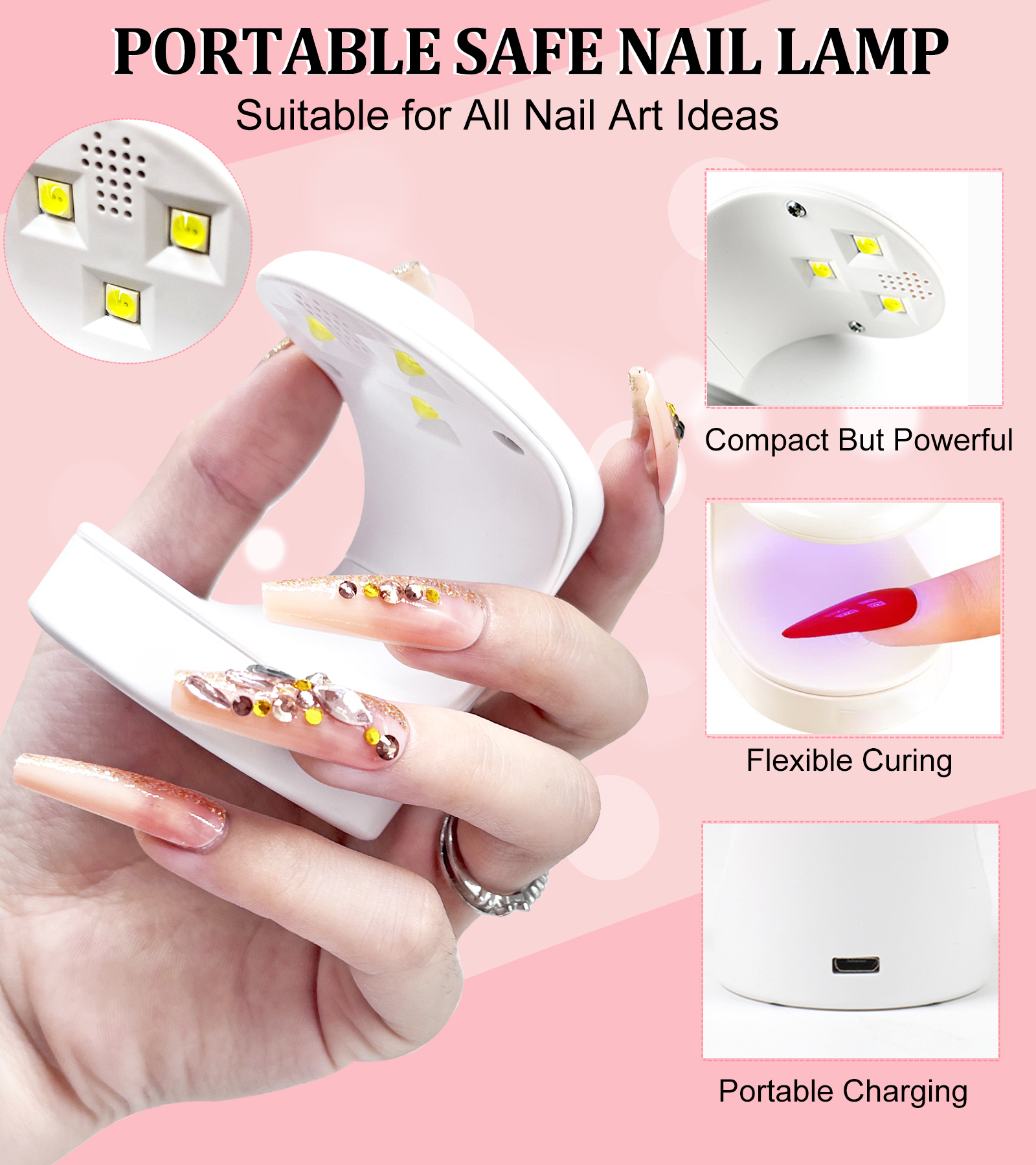 YEVYO Nail Tips and Glue Kit - Thumbnail 2