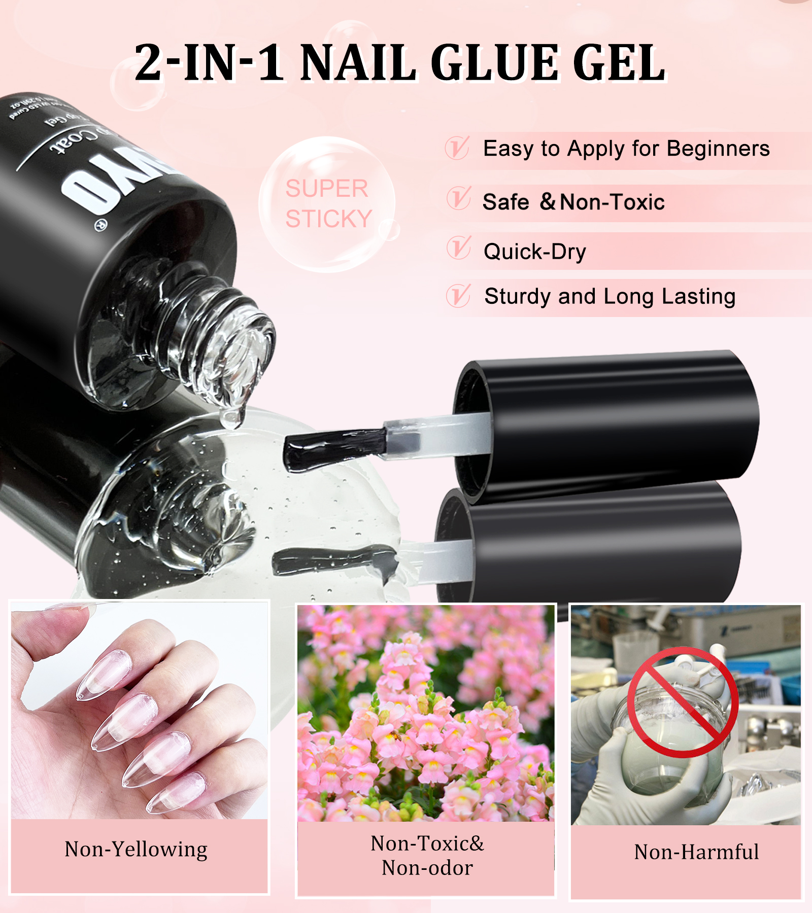 YEVYO Gel X Nail Kit - Thumbnail 2