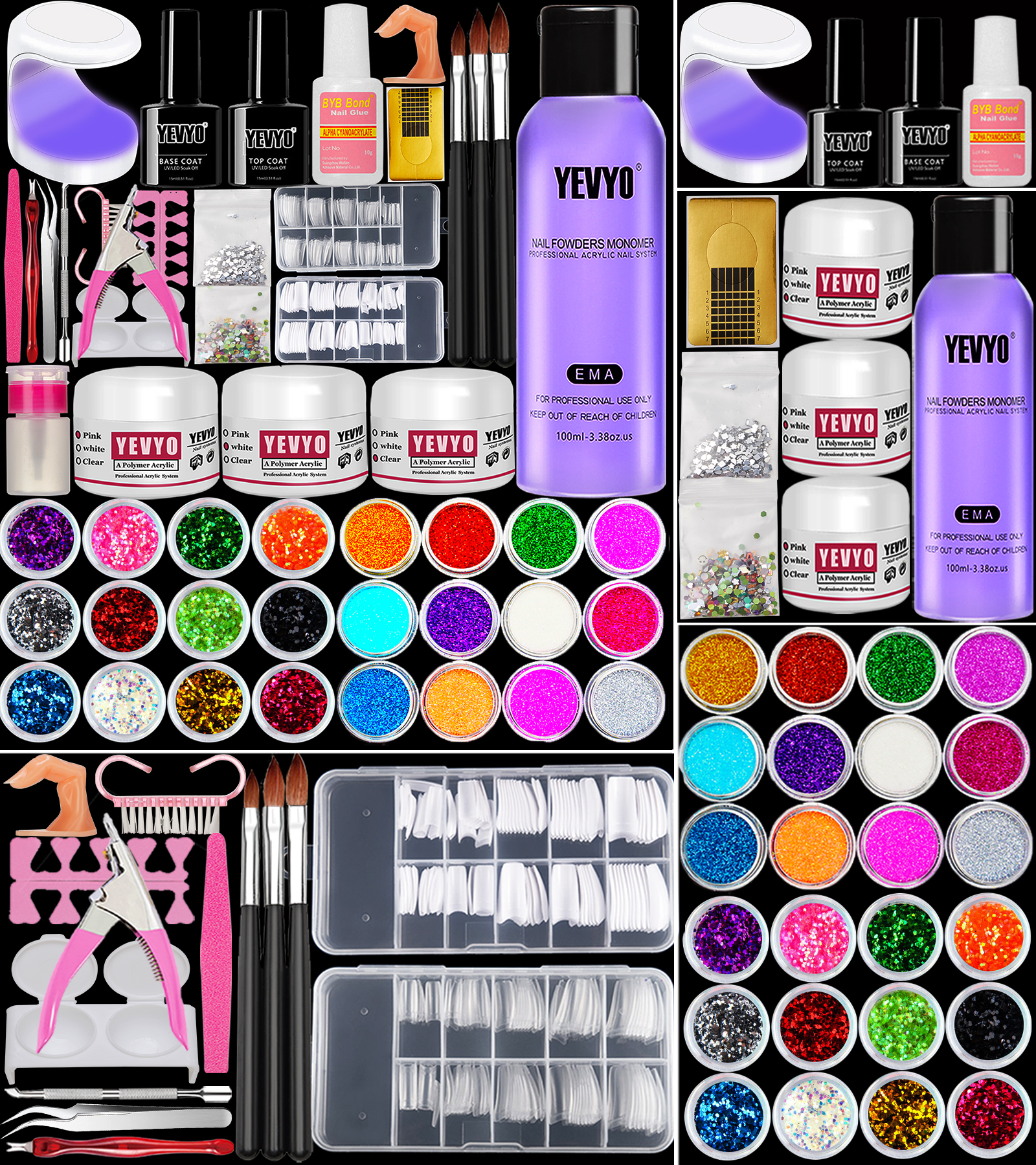 YEVYO Acrylic Nail Kit - Thumbnail 3