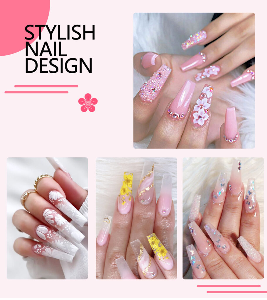 Acrylic Nail Kit with Everything for Beginners, Professional Nail