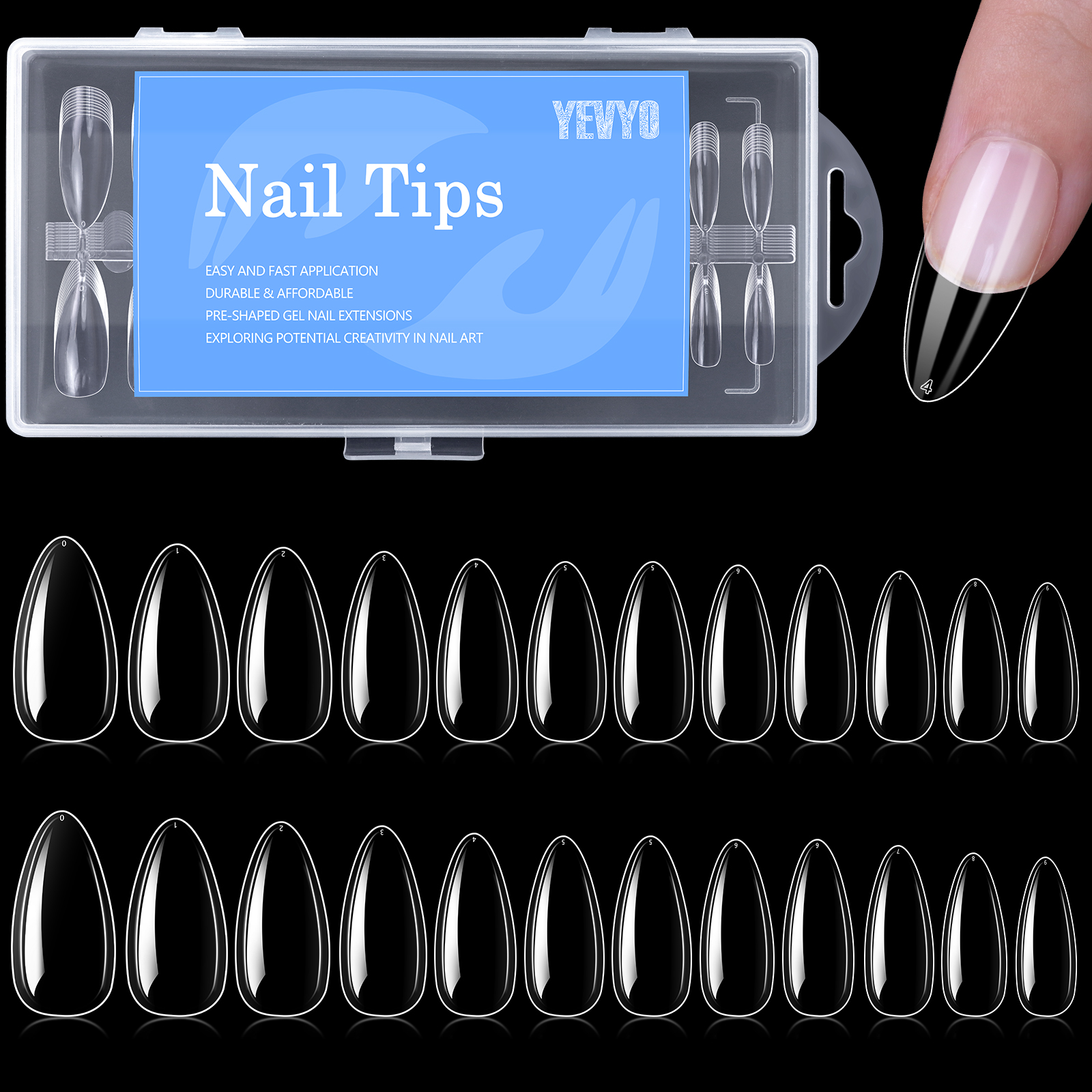 Yevyo Gel X Nail Tips