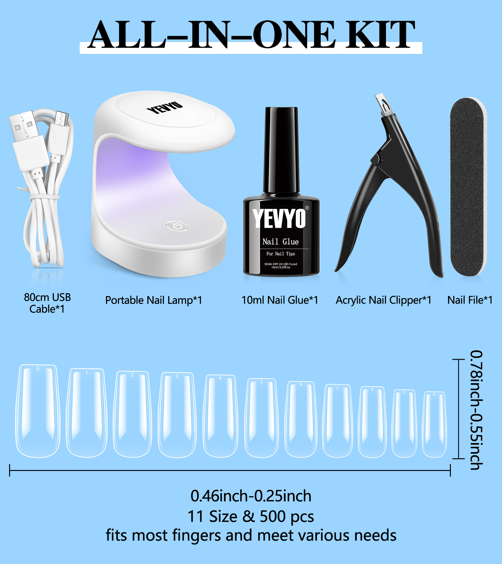 YEVYO Gel Nail Extension Kit - Thumbnail 3