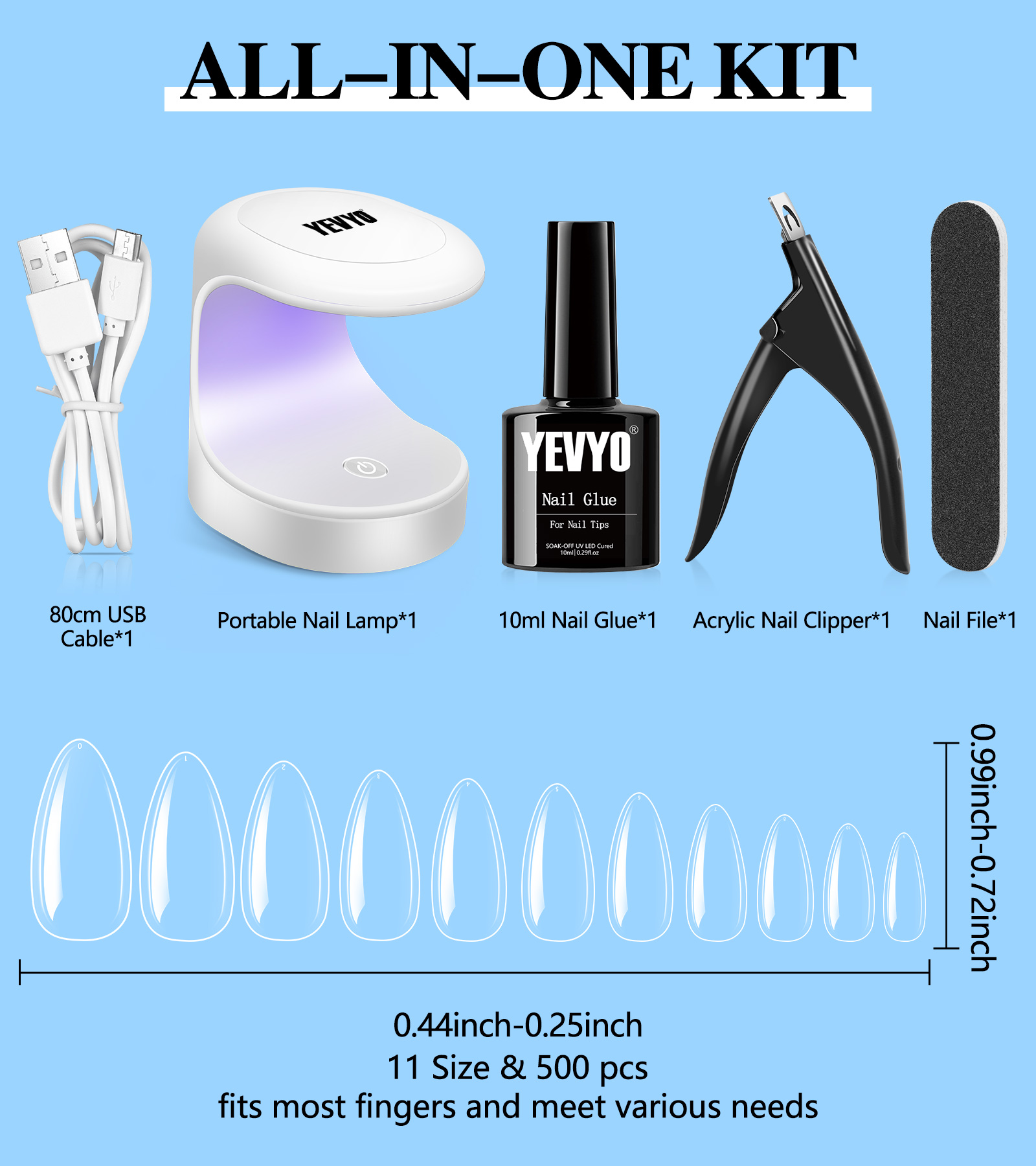 YEVYO Gel Nail Kit