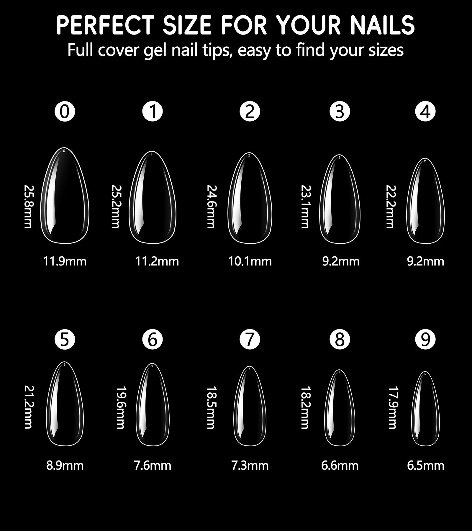 Yevyo Gel X Nail Tips - Thumbnail 2